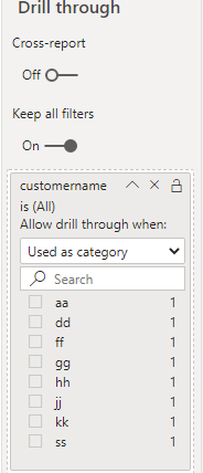 Solved: Drillthrough using one filter instead of 2 - Microsoft Fabric ...