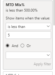 Solved: Can we filter a % column without using % - Microsoft Fabric ...