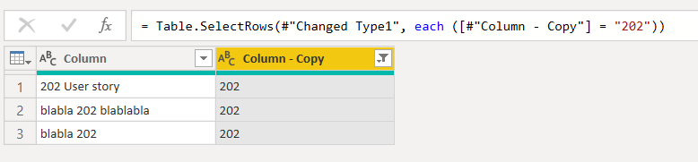 Solved: Filter extraction in Query editor - Microsoft Fabric Community