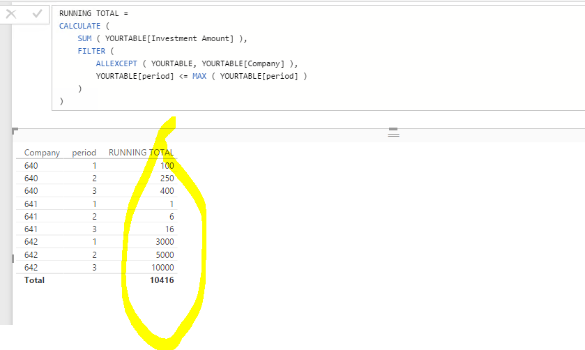 Solved: Running Total in Direct Query with multiple filter - Microsoft ...