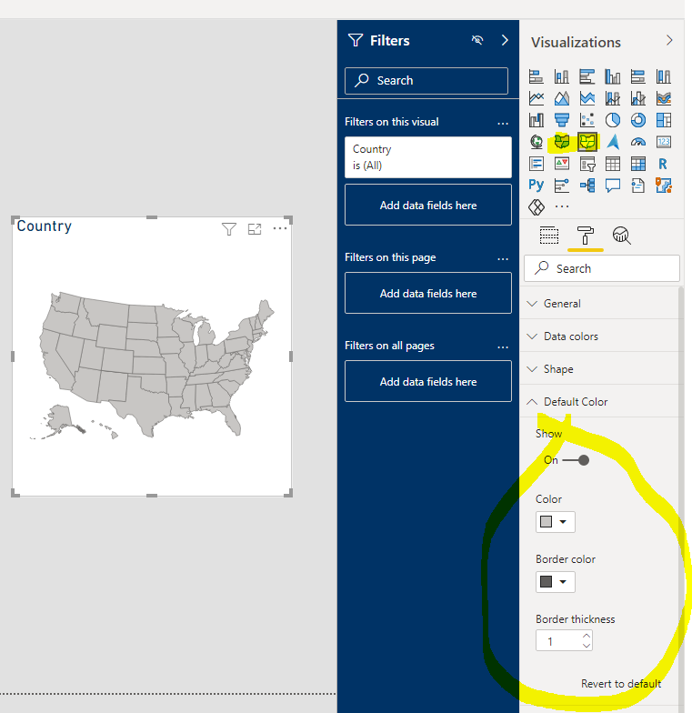 Where is the option to change border color/width o... - Power BI forums