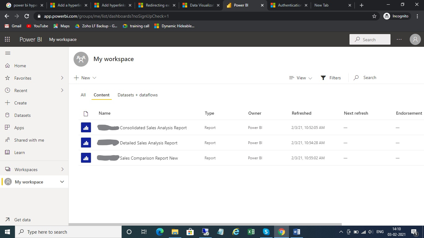 Report Redirection - Microsoft Fabric Community