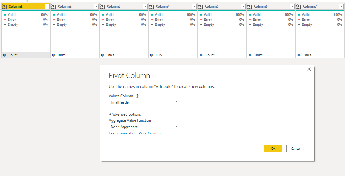 Solved: Headers Changing Position - Microsoft Fabric Community