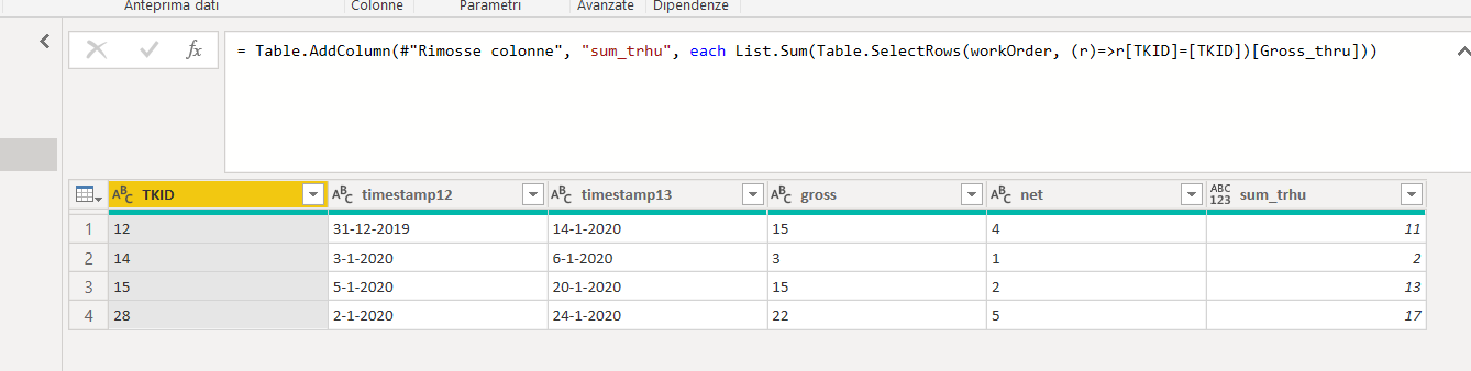 Solved: Sum from different table - Microsoft Fabric Community