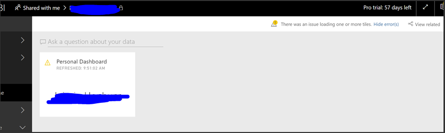 "There was an issue loading one or more tiles" - Microsoft Fabric Community