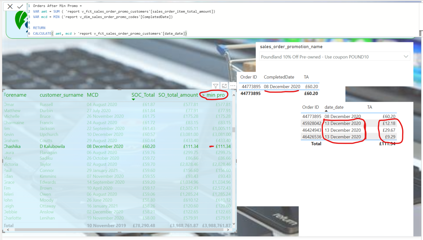 Solved: SUM when date > dynamic date - Microsoft Fabric Community