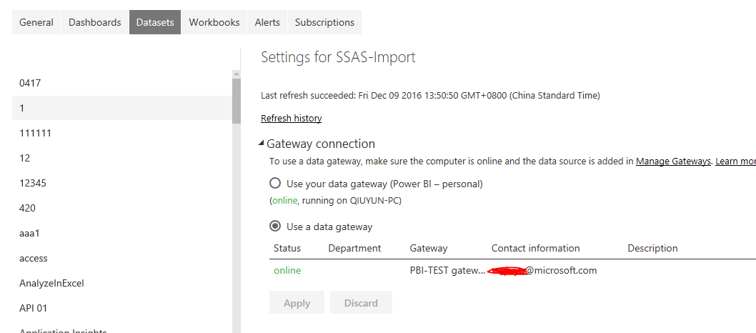 Gateway problem - Microsoft Fabric Community