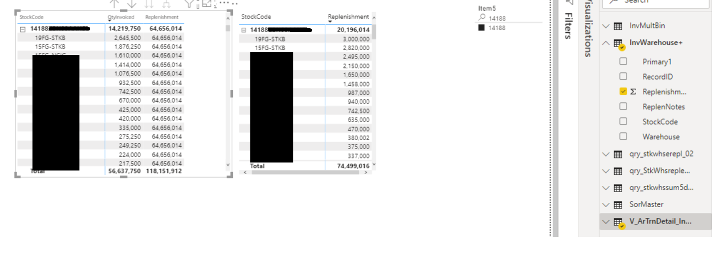 Need help with Matrix only showing sums from one t... - Microsoft ...
