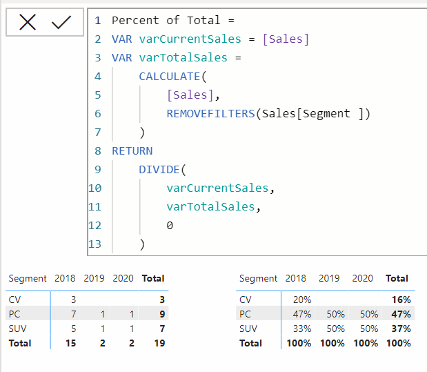 Re: calculating percentage column wise - Microsoft Fabric Community