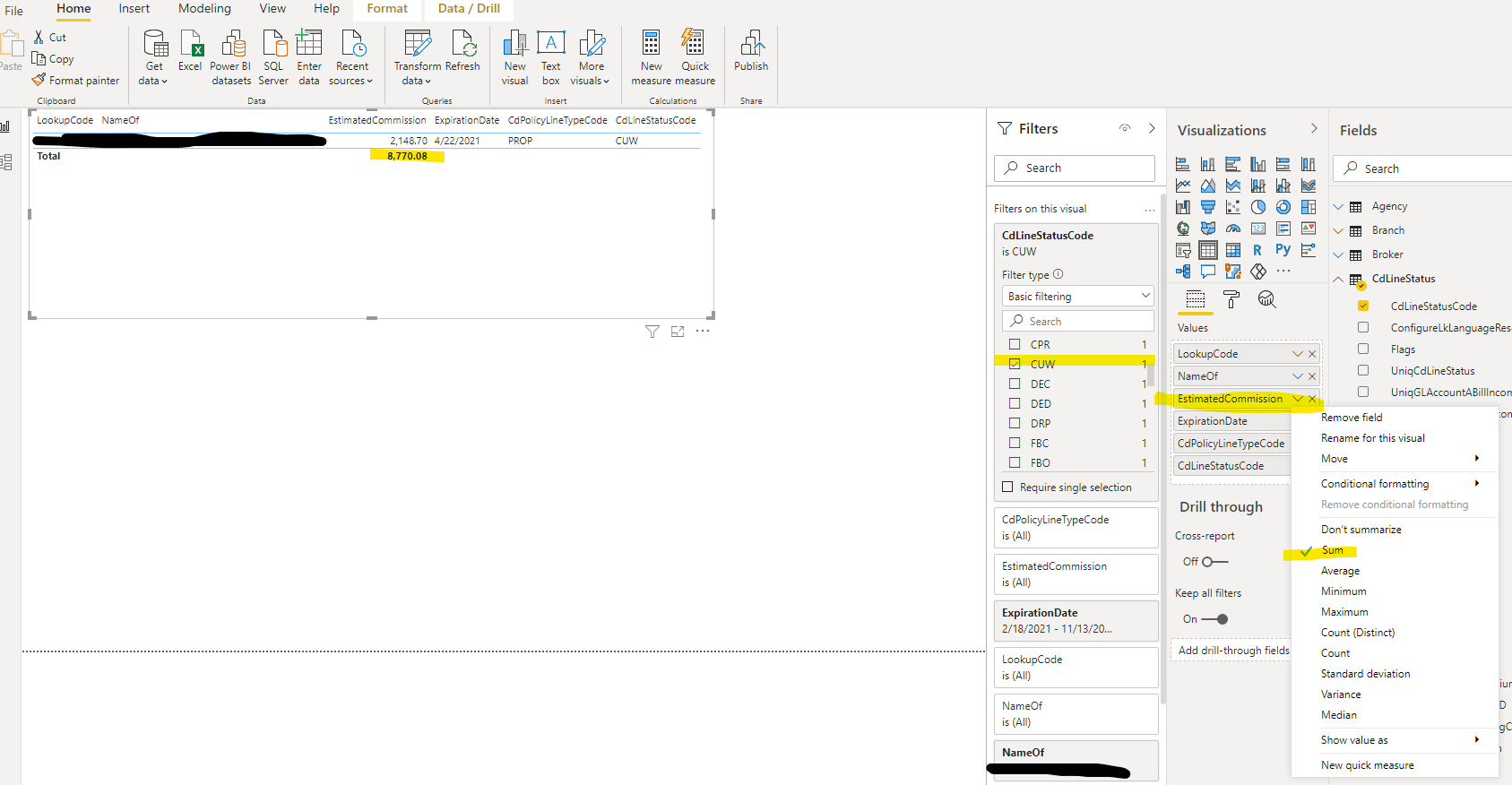 Solved: Totals Not Correct on Sum - Microsoft Fabric Community