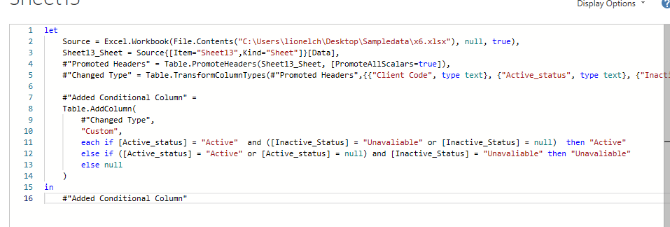 Solved: IF and IF ELSE in power query - Microsoft Fabric Community