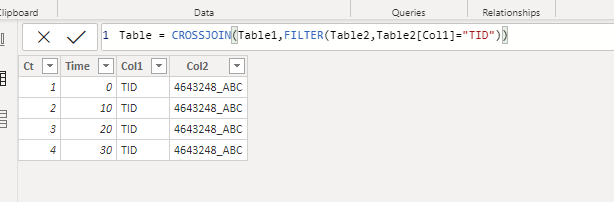 How to get data from a table without any relations... - Microsoft ...
