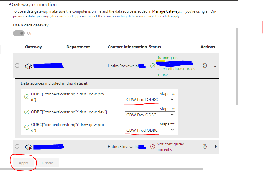 Solved: Data Gateway connection issue in Power BI Service - Microsoft ...