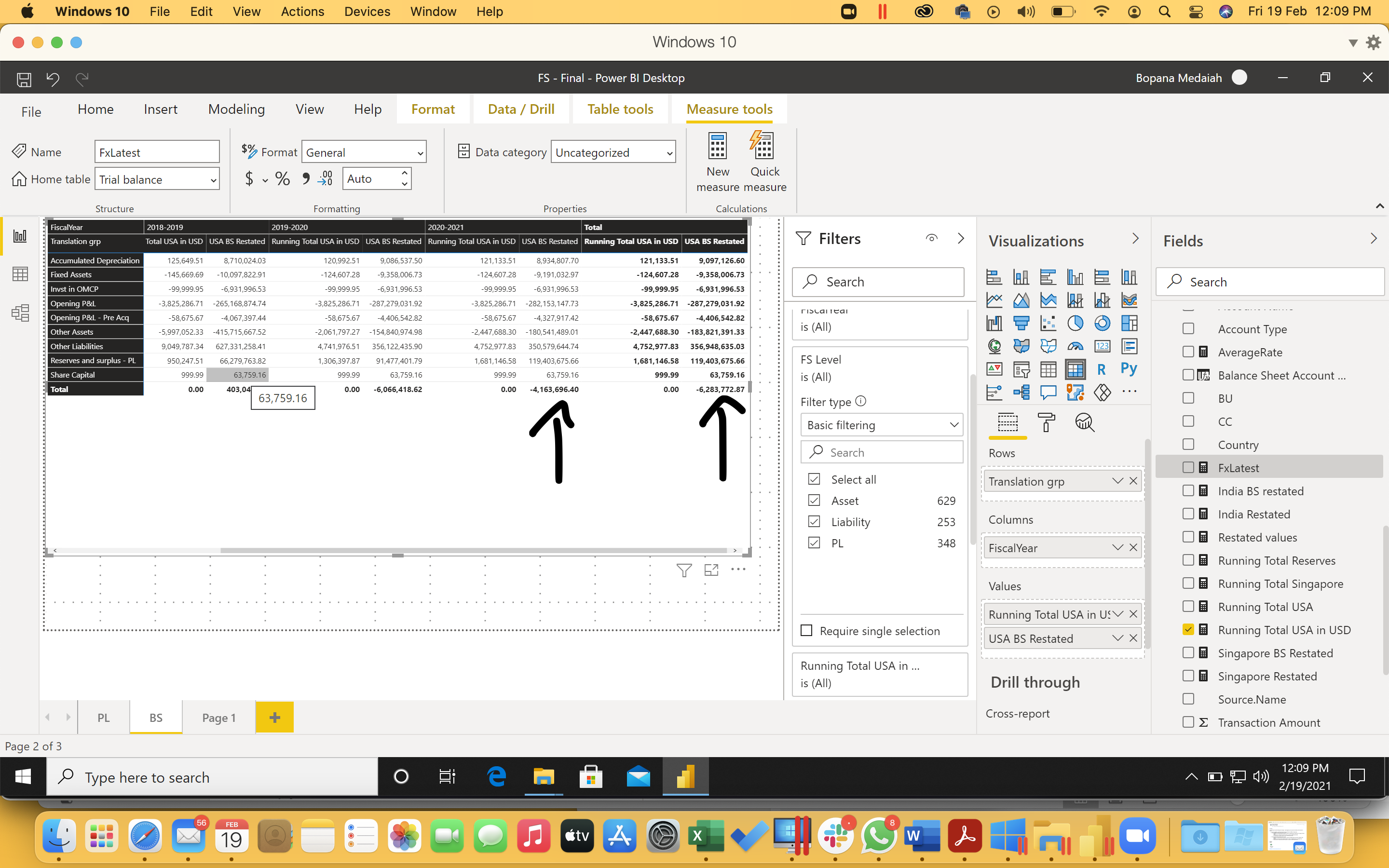 Matrix columns do not adding up to the grand total - Microsoft Fabric ...