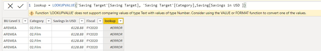 Solved: Dividing two columns from different tables and add ...