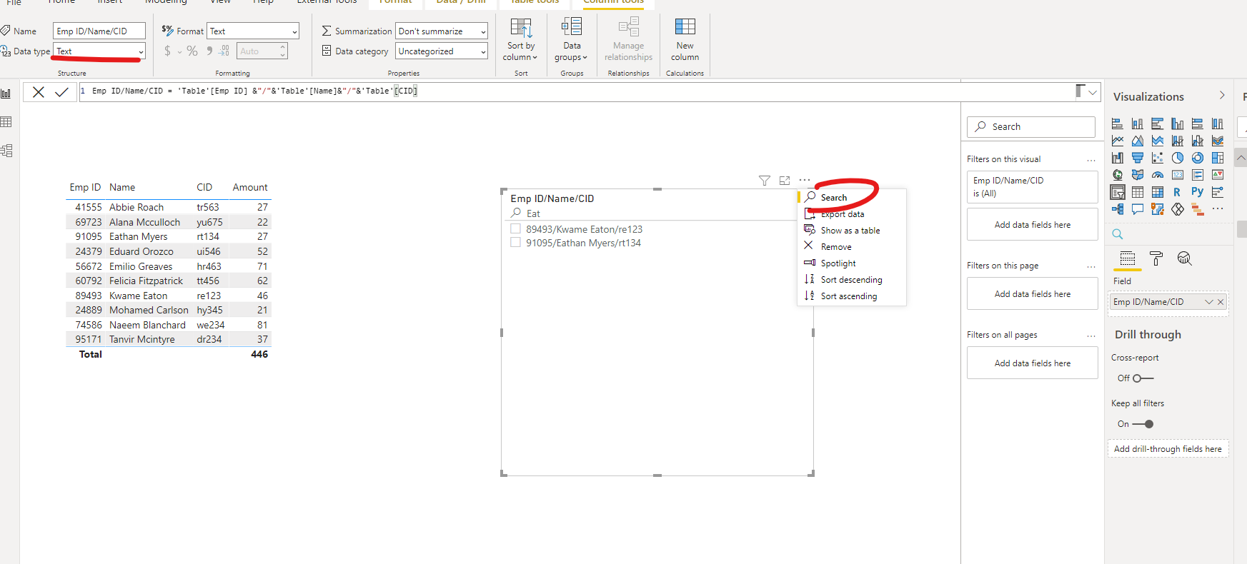 Solved: One slicer filter for multiple column values - Microsoft Fabric ...