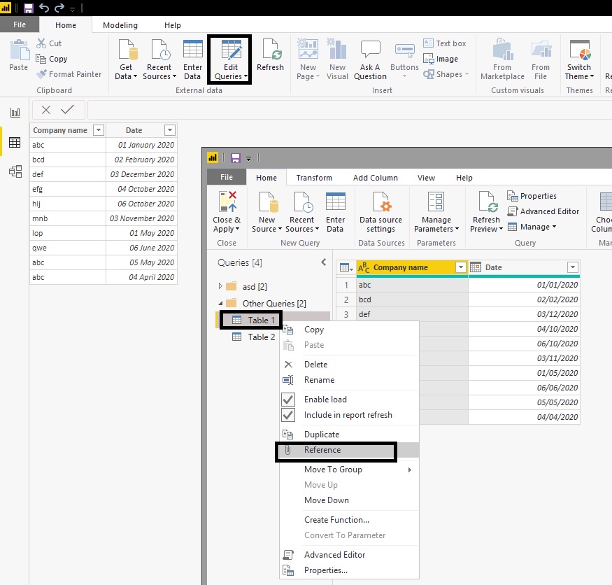 Solved: Comparing two tables, results return from only one - Microsoft ...