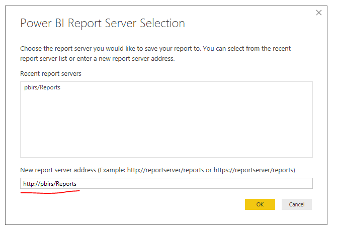 Solved: couldn't find a power bi report server - Microsoft Fabric Community