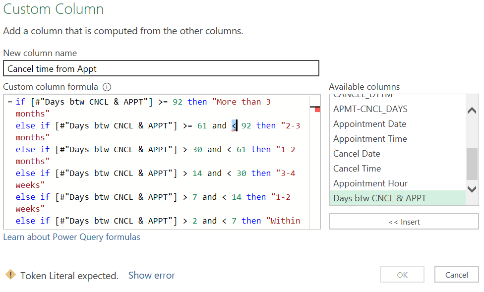 Solved: Using "and" in a conditional column - Microsoft Fabric Community