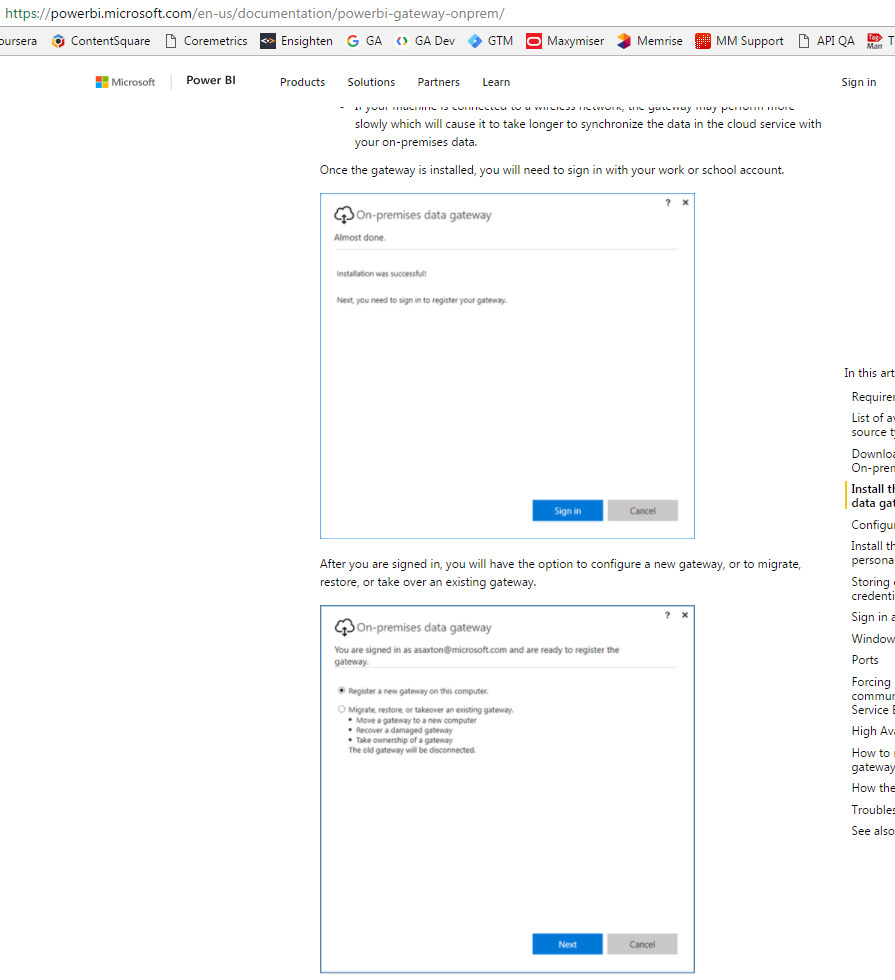 Solved: On Premises Gateway Setup - Authentication - Microsoft Fabric ...