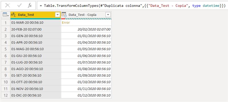 Error during the transformation from a text time s... - Microsoft ...