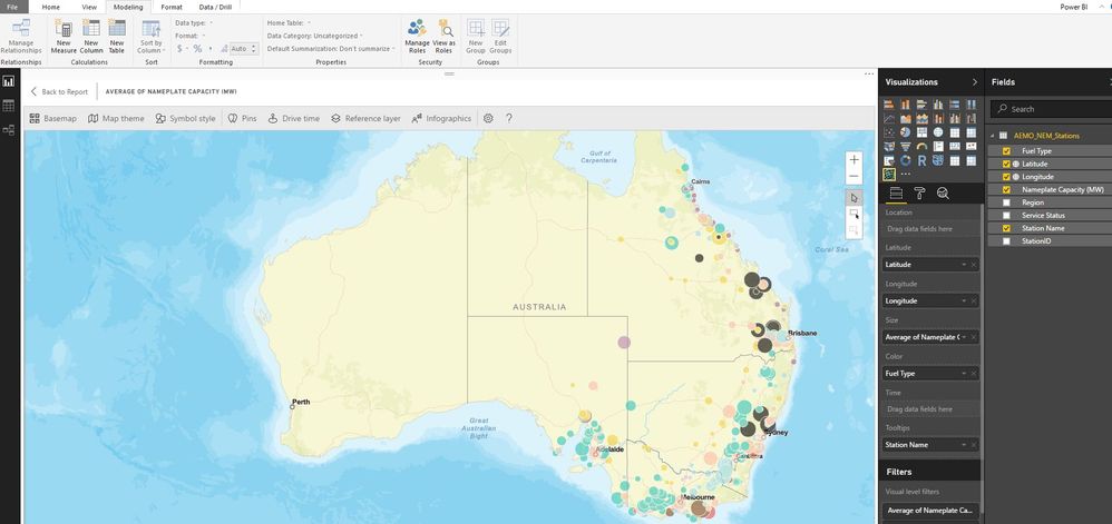 Good Map - Same data new report