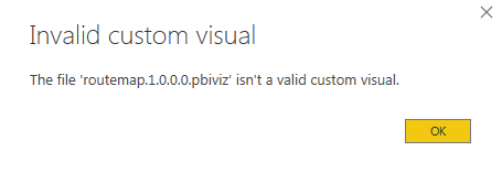 Import Custom Visual error - Microsoft Fabric Community