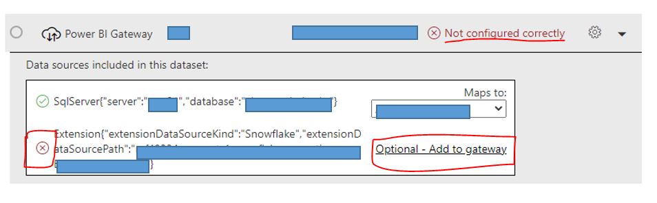 Multiple data sources gateway - Microsoft Fabric Community