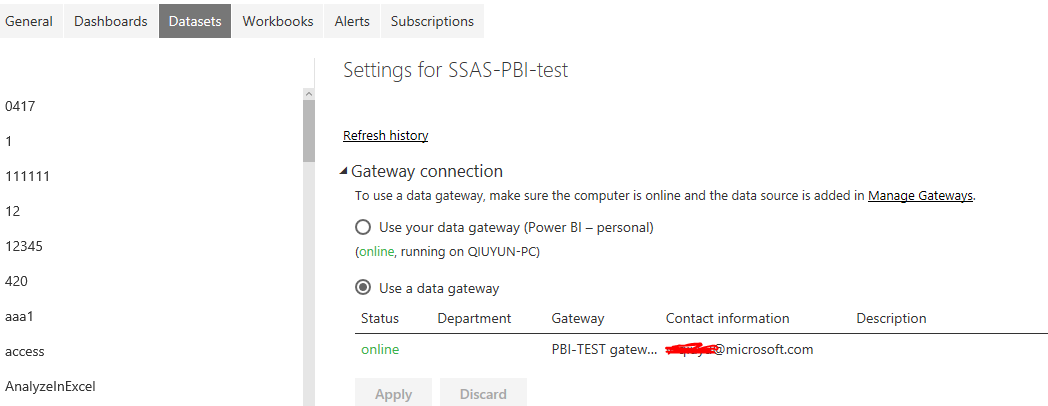 This dataset contains on-premises data sources. Bu... - Microsoft ...