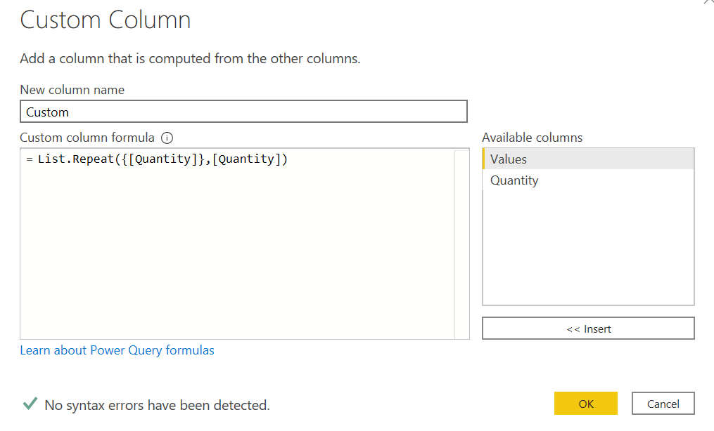 Split rows based on quantity - Microsoft Fabric Community