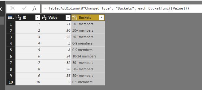 Solved: Re: Creating groups based on numbers - Microsoft Fabric Community