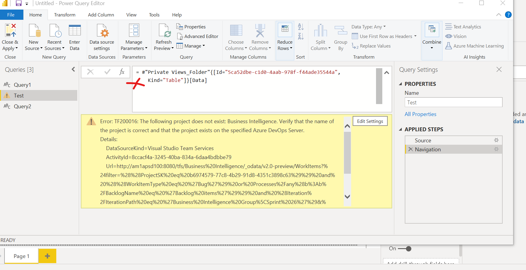 Azure Devops connection issues - Microsoft Fabric Community