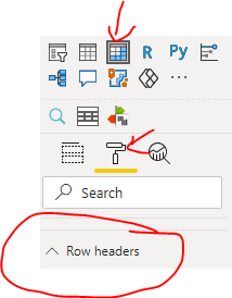 Solved: Formatting row level titles on a Matrix - Microsoft Fabric ...