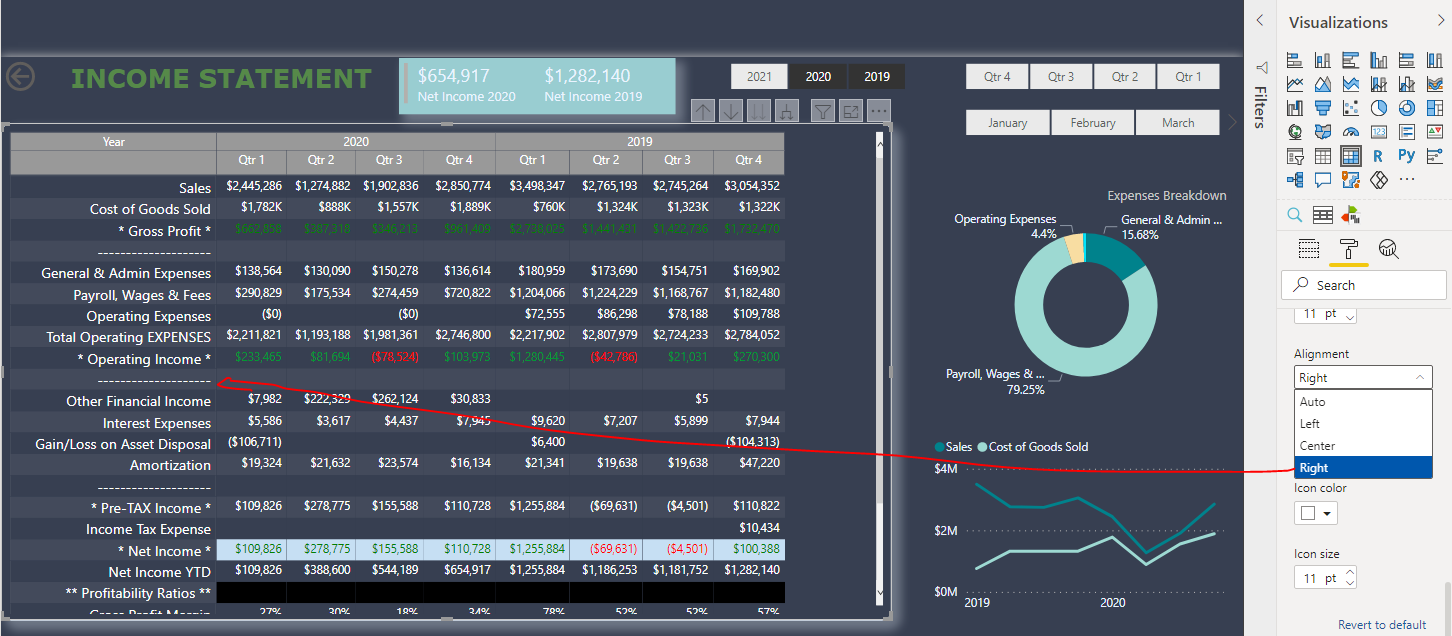 Solved: Formatting row level titles on a Matrix - Microsoft Fabric ...