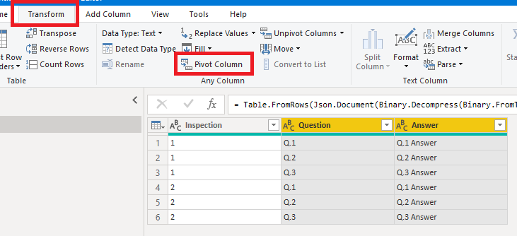 Solved: Turn rows into columns - Microsoft Fabric Community