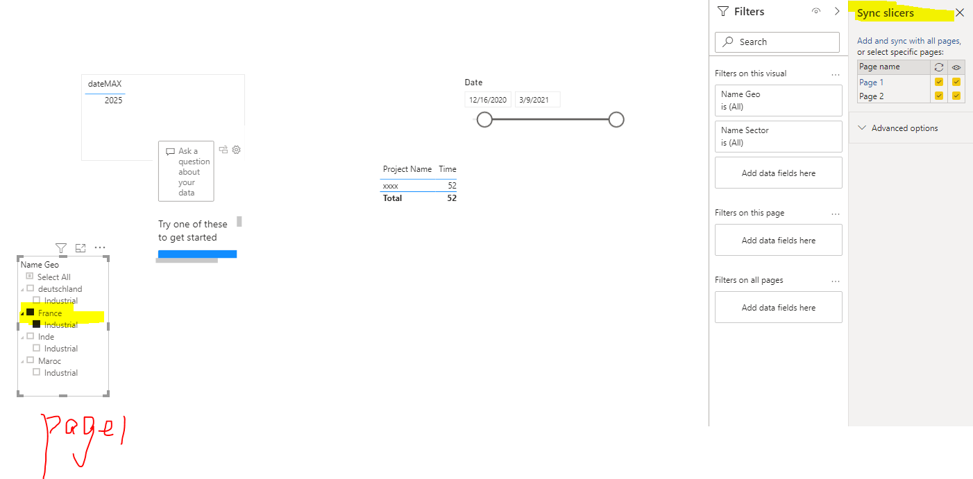 Solved: Synchronize slicer issue - Microsoft Fabric Community