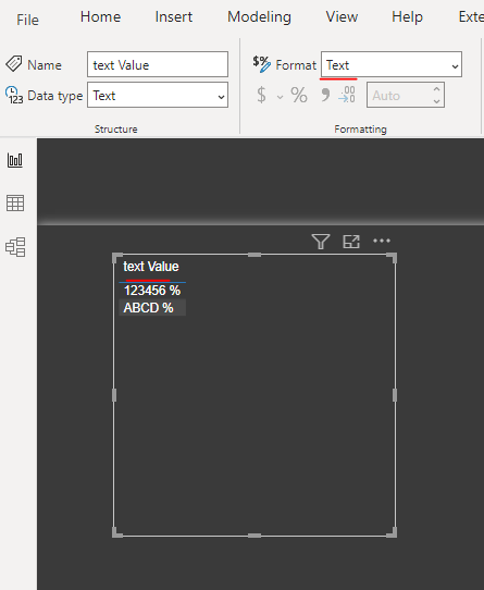 Title format on a visual - Microsoft Fabric Community