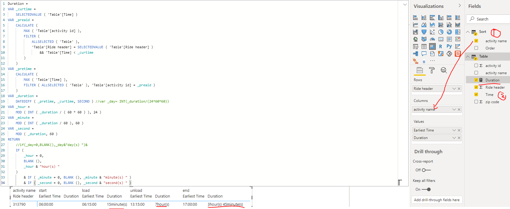 Solved: Row data in chronological order - Microsoft Fabric Community