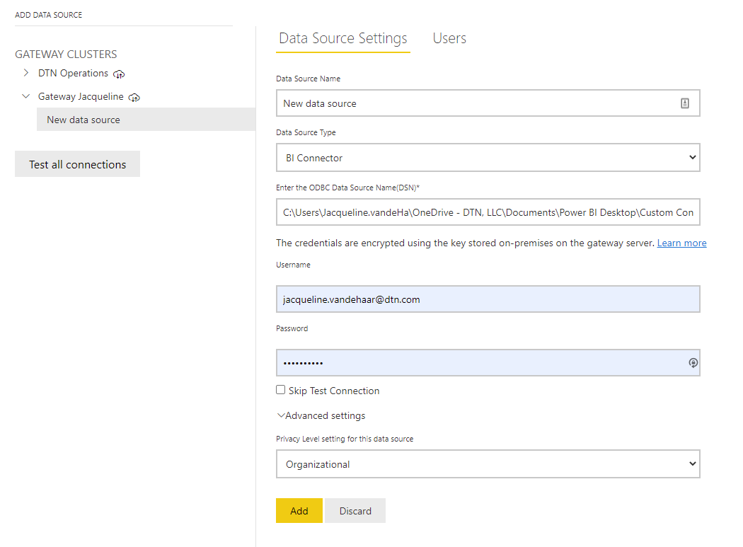 Gateway problem - Microsoft Fabric Community