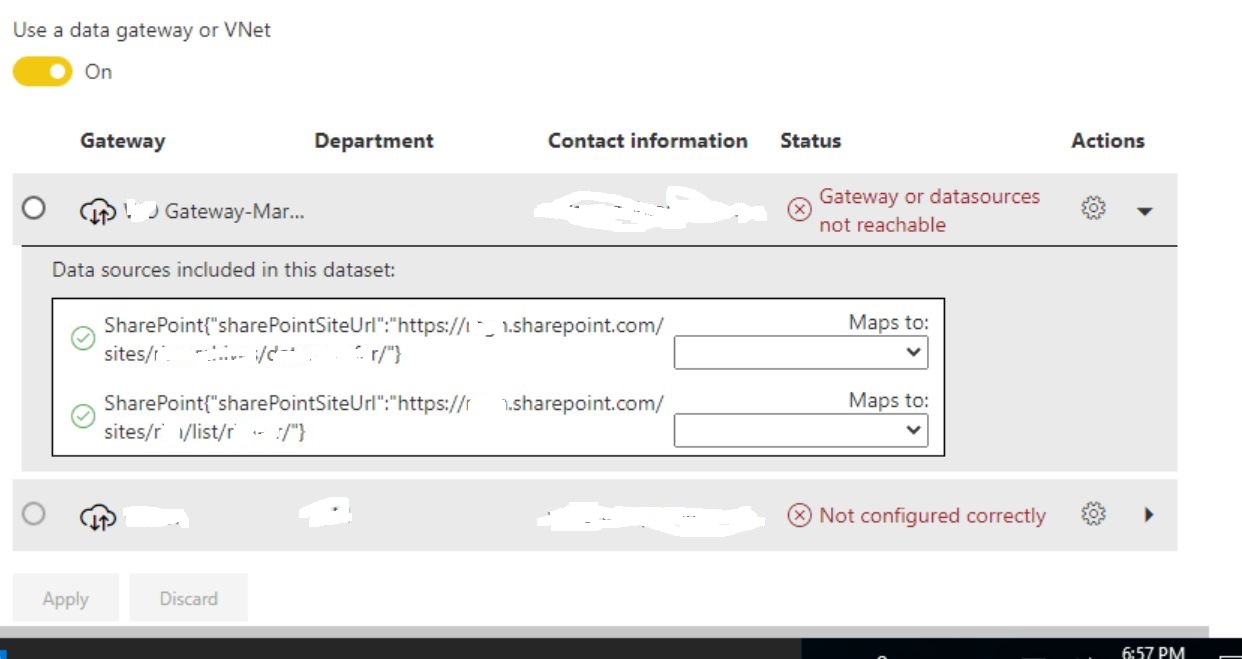 I can't find my on premise gateway in Power BI ser... - Microsoft ...