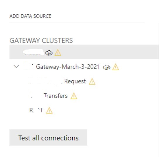 I can't find my on premise gateway in Power BI ser... - Microsoft ...