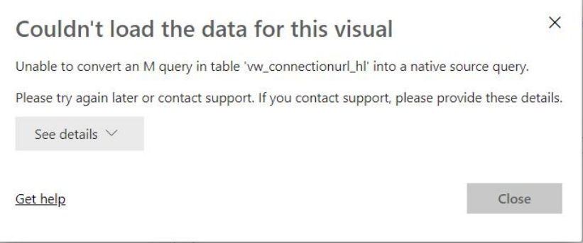 Unable to convert M query into Native Query - Microsoft Fabric Community