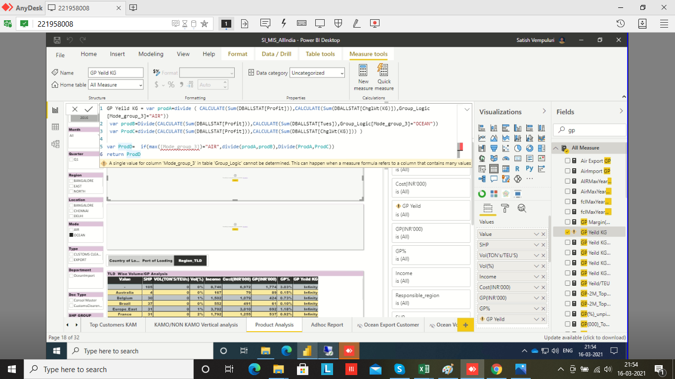 Solved: dax Error - Microsoft Fabric Community