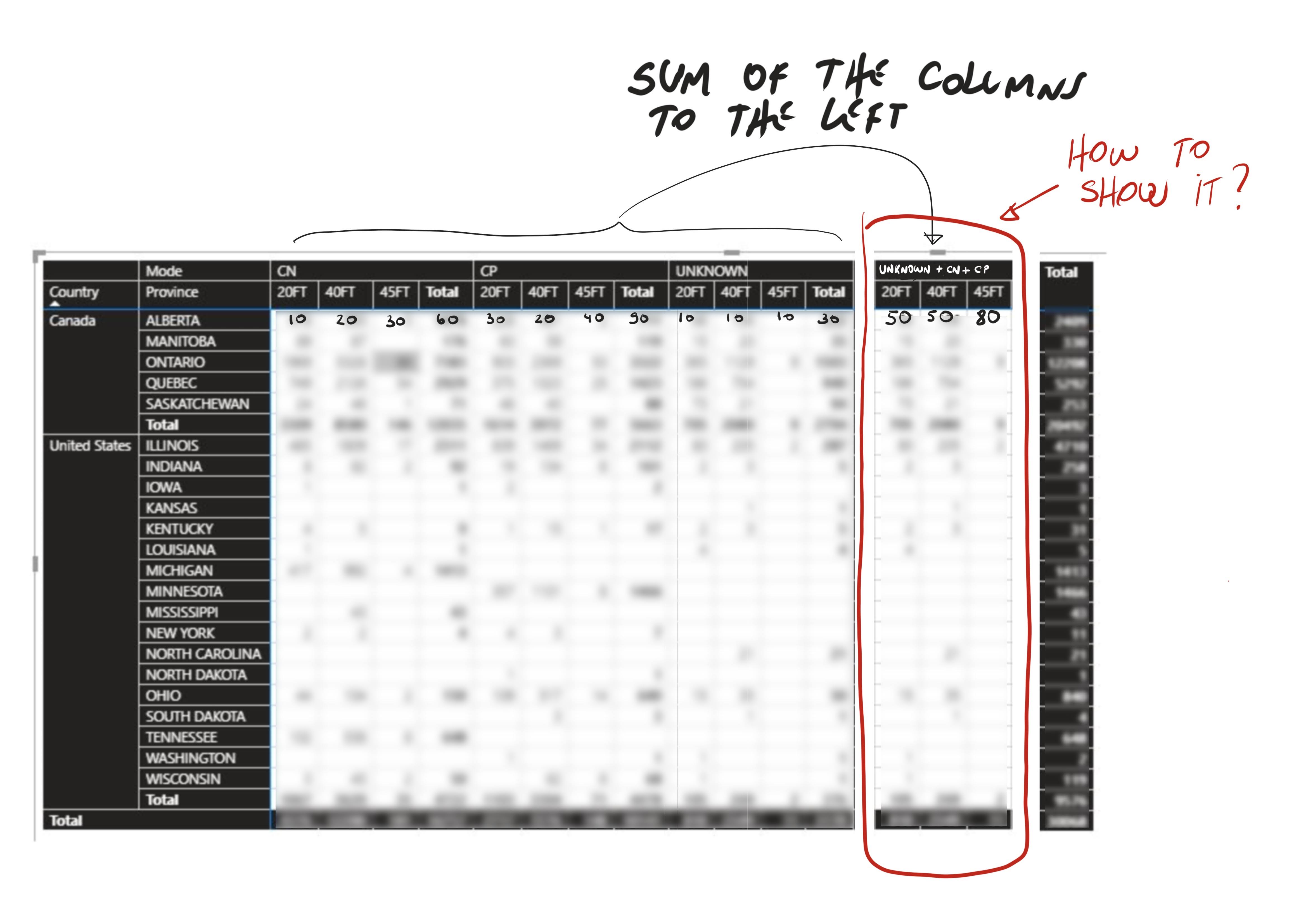 Solved: Matrix - Subtotal across columns - Microsoft Fabric Community