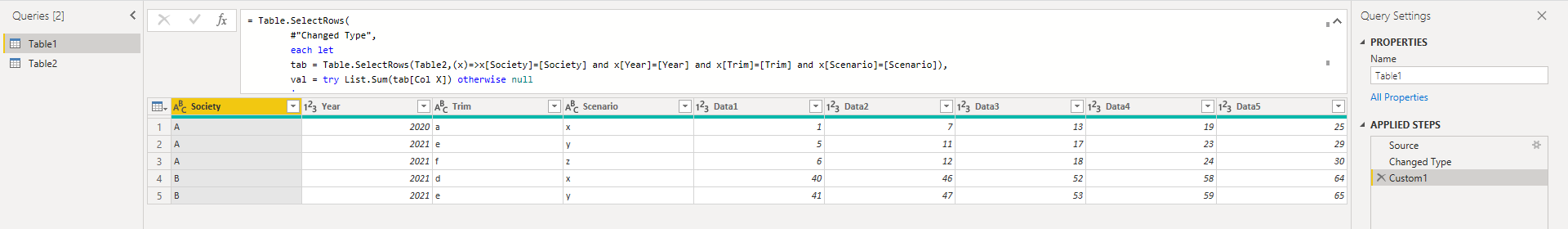 Solved: Import table based on another table column value - Microsoft ...