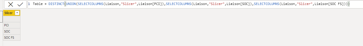 Solved: Slicer from 3 different columns - Microsoft Fabric Community