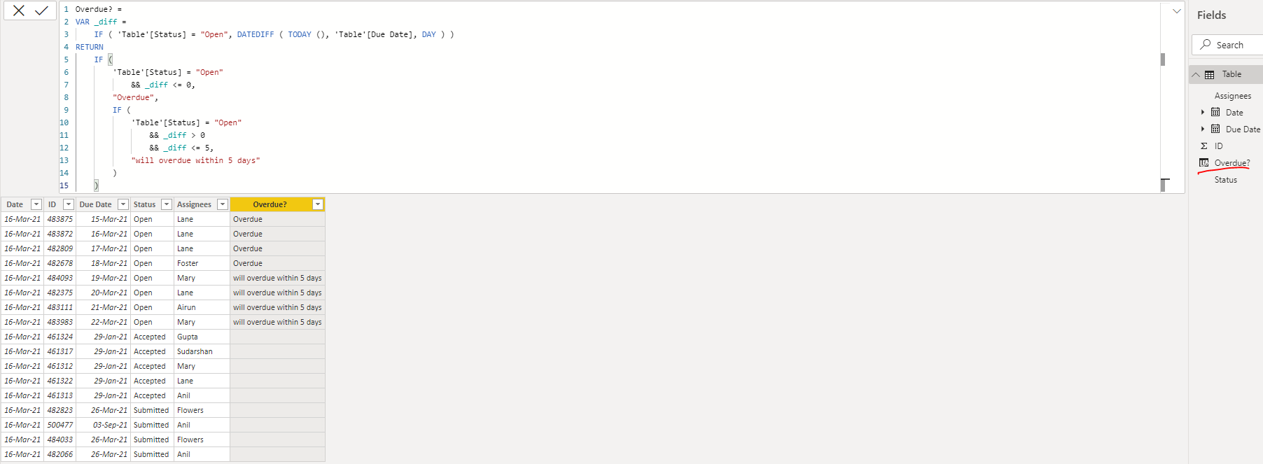 Solved: Need a column for dates - Microsoft Fabric Community