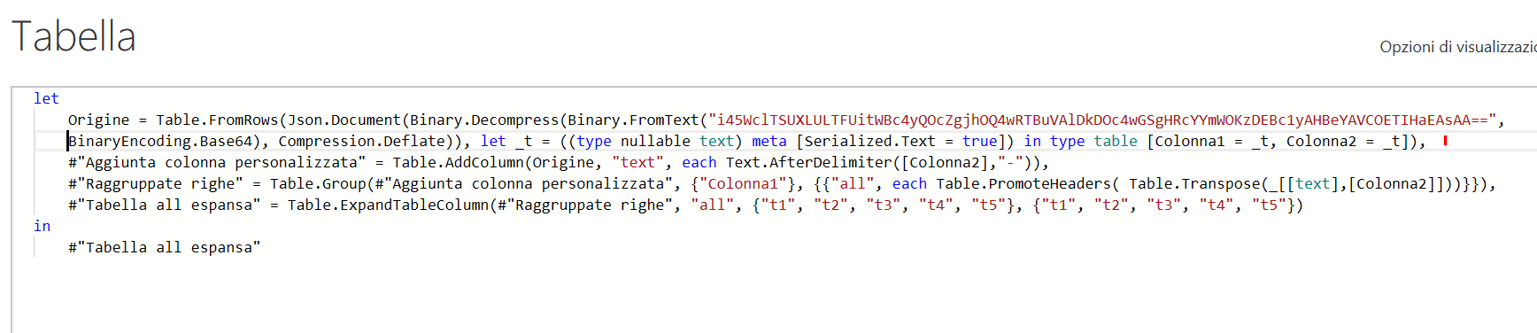 Solved: Transform Data - transpose unique row into column - Microsoft ...