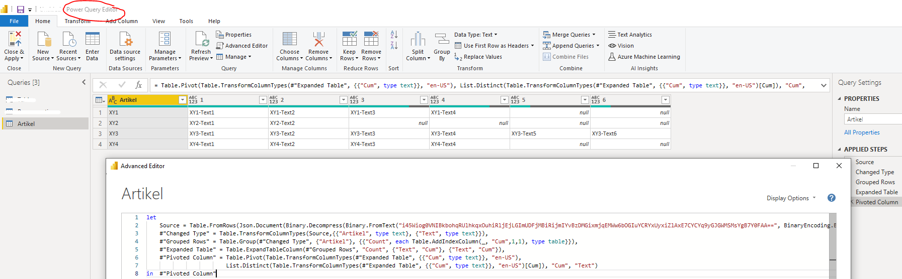 Solved: Tabel tansformation - need help - Microsoft Fabric Community