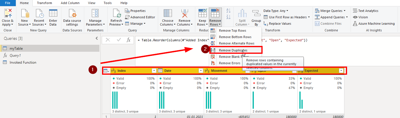 Solved: Removing Duplicates from entire table - Microsoft Fabric Community
